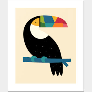 Rainbow Toucan Posters and Art